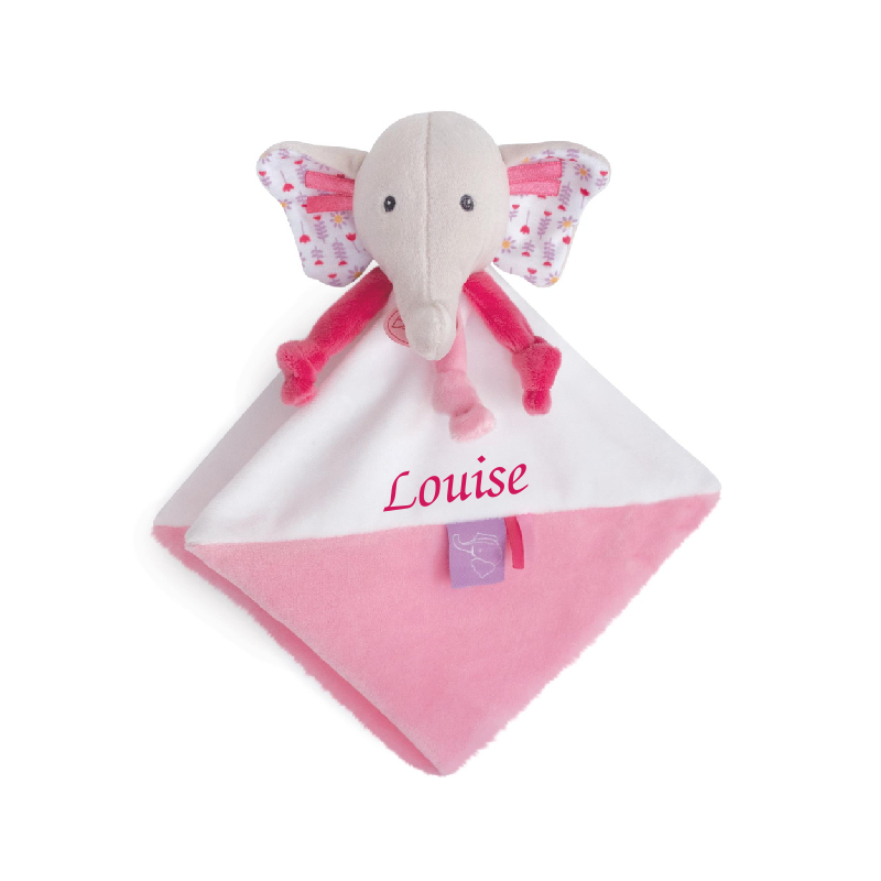  - edgar et eglantine -comforter elephant pink 53 cm 